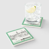 パレスチナ伝統と希望：我々は戻る ストーンコースター (横)