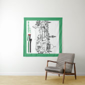 パレスチナ伝統と希望：我々は戻る タペストリー (インサイチュ(横))