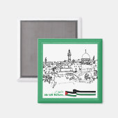 パレスチナ伝統と希望：我々は戻る マグネット (正面/裏面)