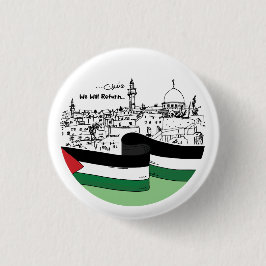 パレスチナ伝統と希望：我々は戻る 缶バッジ