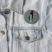 パレスチナ刺しゅうタスリーズパターン国旗の地図なし 缶バッジ (インサイチュ)