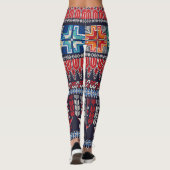 パレスチナ刺しゅうモチーフ。 レギンス (裏面)