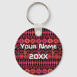 パレスチナ刺繍タスリーズ印刷デザイン キーホルダー