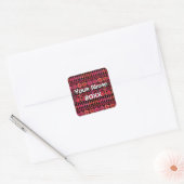 パレスチナ刺繍タスリーズ印刷デザイン スクエアシール (封筒)