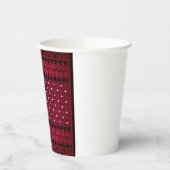 パレスチナ刺繍タスリーズ印刷デザイン 紙コップ (左)