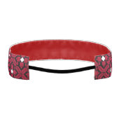 パレスチナ刺繍タトレズアートプリントデザイン アスレチックヘッドバンド (裏面)