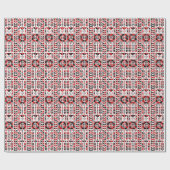 パレスチナ刺繍印刷ラッピング紙 ラッピングペーパー (フラット)