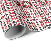 パレスチナ刺繍印刷ラッピング紙 ラッピングペーパー (ロールコーナー)