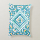 パレスチナ刺繍模様プリントデザイン アクセントクッション (裏面(縦))