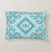 パレスチナ刺繍模様プリントデザイン アクセントクッション (裏面)
