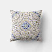 パレスチナ刺繍模様プリントデザイン クッション (裏面)