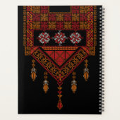 パレスチナ刺繍 |パレスティナアート プランナー手帳 (裏面)
