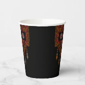 パレスチナ刺繍 |パレスティナアート 紙コップ (左)