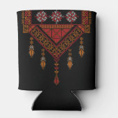 パレスチナ刺繍 |パレスティナアート 缶クーラー (裏面)