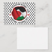 パレスチナ占領が合法パレスチナになった時 ノートカード (正面/裏面)