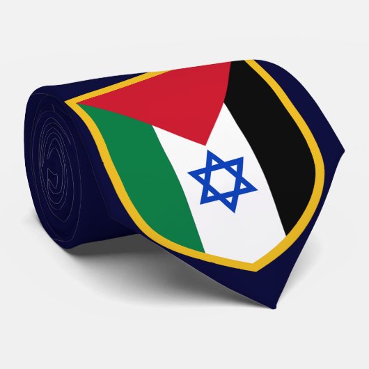 パレスチナ及びイスラエル共和国の美しい旗 ネクタイ (ロール)