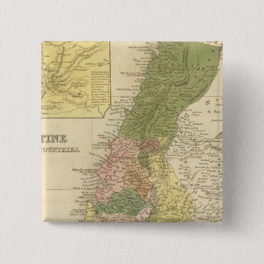 パレスチナ及び隣接諸国 缶バッジ (正面)