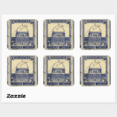 パレスチナ古代スタンプ1920_パレスチナ民俗 スクエアシール (シート)