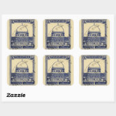 パレスチナ古代スタンプ1920_パレスチナ民俗 スクエアシール (シート)