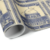 パレスチナ古代スタンプ1920_パレスチナ民俗 ラッピングペーパー (ロールコーナー)