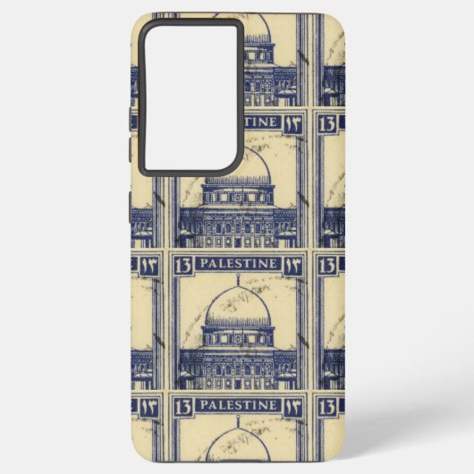 パレスチナ古代スタンプ1920_パレスチナ民俗 SAMSUNG GALAXYケース (裏面)