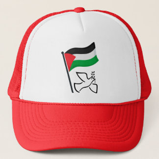 パレスチナ国旗فلسطينピース鳩 |無料パレスチナ キャップ