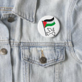 パレスチナ国旗فلسطينピース鳩 |無料パレスチナ 缶バッジ (インサイチュ)