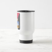 パレスチナ国旗とアラビア文字 トラベルマグ (中央)