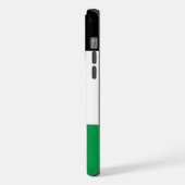 パレスチナ国旗に描かれたパレスチナの無料マップ iPhoneケース (左側面)