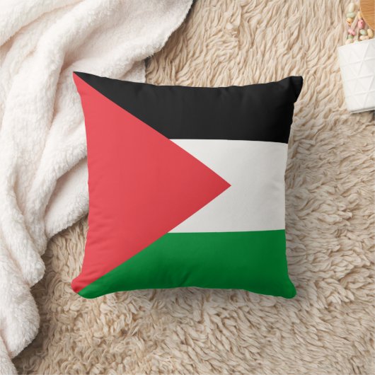 パレスチナ国旗のアメリカンモジョ枕 クッション (ブランケット)