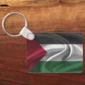 パレスチナ国旗のキーチェーン キーホルダー (裏面)