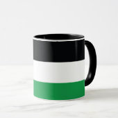 パレスチナ国旗のマグカップのコンボ マグカップ (正面右)