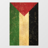 パレスチナ国旗のヴィンテージ ウィンドウサイン (シート)