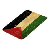 パレスチナ国旗のヴィンテージ マグネット (左側)