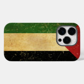 パレスチナ国旗のヴィンテージ Case-Mate iPhoneケース (裏面 (横))