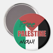 パレスチナ国旗の自由 マグネット (正面/裏面)