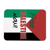 パレスチナ国旗の自由 マグネット (横)