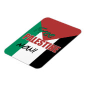 パレスチナ国旗の自由 マグネット (左側)