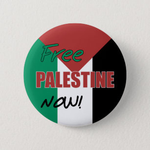 パレスチナ国旗の自由 缶バッジ