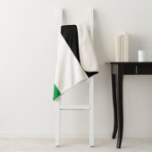 パレスチナ国旗を持つ愛国心のあるシェルパ毛布 シェルパブランケット (インサイチュ)