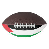 パレスチナ国旗を持つ愛国的なアメリカンフットボール アメリカンフットボール (正面)
