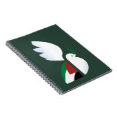 パレスチナ国旗を掲げた和平 ノートブック (右側)