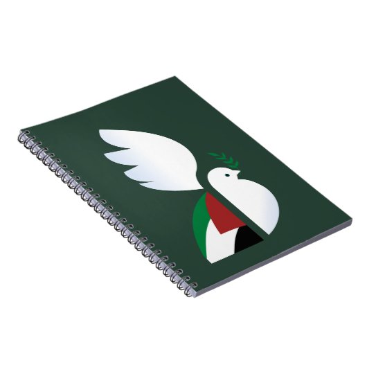 パレスチナ国旗を掲げた和平 ノートブック (右側)