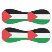 パレスチナ国旗を掲げた愛国的なソフトボール ソフトボール (パネル)