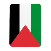 パレスチナ国旗を掲げた愛国的なフレキシブル磁石 マグネット (縦)