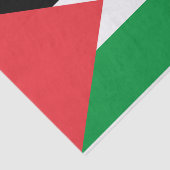 パレスチナ国旗を掲げた愛国的ティッシュペーパー 薄葉紙 (詳細)