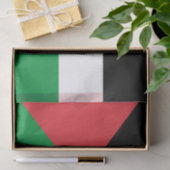 パレスチナ国旗を掲げた愛国的ティッシュペーパー 薄葉紙 (ギフト)