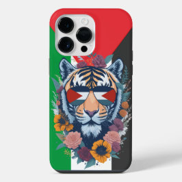 パレスチナ国旗を掲げていないパレカスタマイズステナ iPhone 14 PRO MAXケース