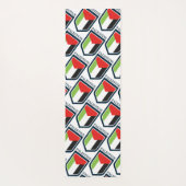 パレスチナ国旗カスタマイズ ヨガマット (裏面)