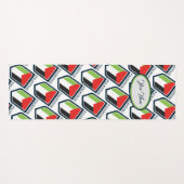 パレスチナ国旗カスタマイズ ヨガマット (正面(横))